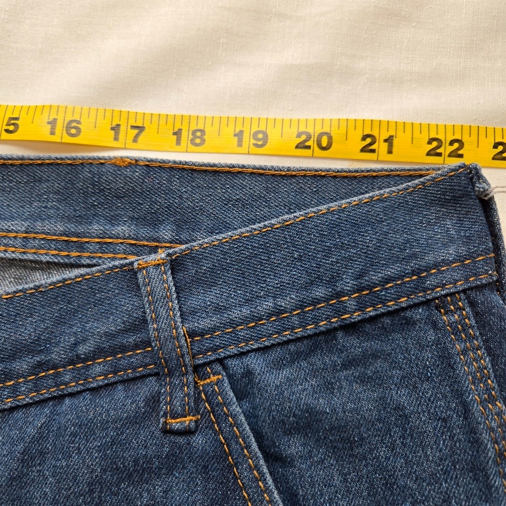 NWOT KEY Mens Sz 44 Blue Denim Carpenter Durable Heavy Duty Work Shorts Pockets - Picture 3 of 8